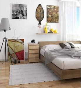 Szafka do sypialni, STILO, 4 szuflady, 40x35x74 cm, dąb sonoma, mat | TYLETEGOTU