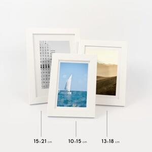 Biała ramka na zdjęcia w rozmiarze 13x18 cm FRAMAI®