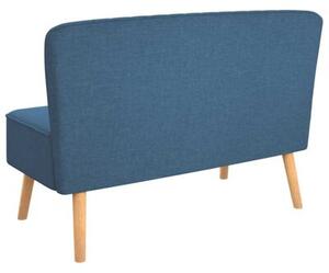 Sofa 117x55,5x77 cm, niebieski materiaÅ