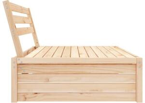 Sofa środkowa do ogrodu, 120x80 cm, lite drewno sosnowe