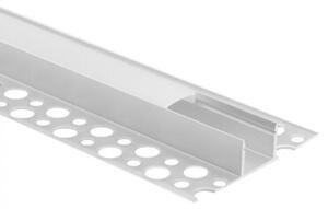 Profil do taśm LED GN01 natynkowy anodowany + klosz mleczny 1m Ecolight