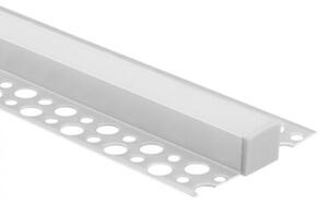 Profil do taśm LED GN01 natynkowy anodowany + klosz mleczny 1m Ecolight