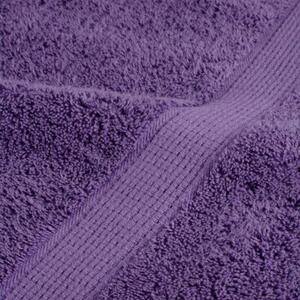 Ręczniki premium solund 4 szt. fioletowe, 100x200 cm, 600 g/cm²