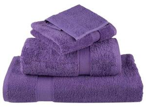 Ręczniki premium solund 4 szt. fioletowe, 100x200 cm, 600 g/cm²
