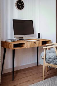 Minimalistyczne biurko z nóżkami typu skandi dąb craft G5-W88