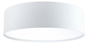 Biały minimalistyczny plafon welurowy - A361-Amfo