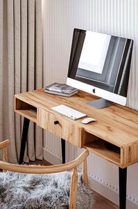 Minimalistyczne biurko z nóżkami typu skandi dąb craft G5-W88