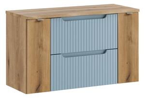 Zestaw mebli łazienkowych 100cm z blatem Nova Denim