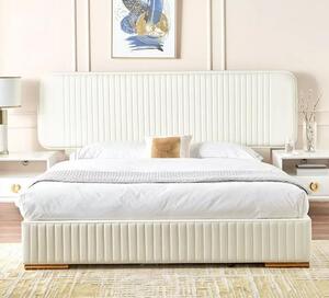 Łóżko tapicerowane z pojemnikiem Divolio