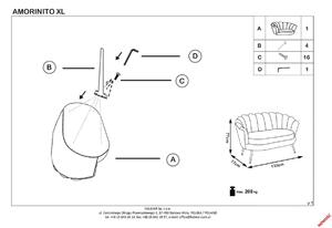Halmar Fotel Wypoczynkowy Amorinito Xl Salon Klasyczny/Minimalistyczny Zielony