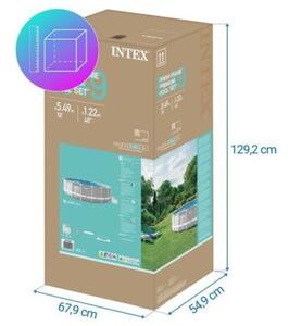 Basen stelażowy okrągły Intex 26732GN 549x122 cm Prism Frame