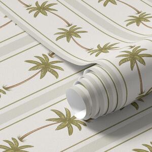 Tapety Pionowe paski z palmami na jasnym tle, Tapety las, Tapety Drzewa, a01278 : Uwalls.pl