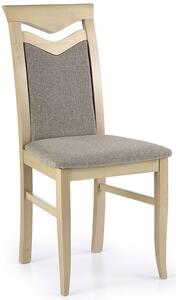 Tapicerowane krzesło skandynawskie Eric - dąb sonoma