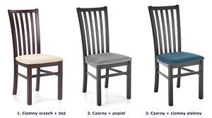 Drewniane krzesło patyczak Billy - ciemny orzech