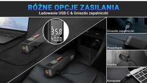 Odkurzacz ręczny EXTRALINK 2w1 z kompresorem