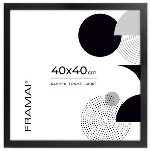 Czarna ramka na zdjęcia w rozmiarze 40x40 cm FRAMAI®