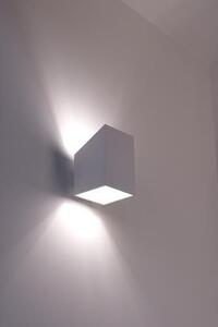 Lampex Kinkiet Rubik Salon/Sypialnia Nowoczesny/Minimalistyczny Biały
