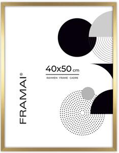 Ramka na zdjęcia 40x50 cm rama MDF ramki do zdjęć 50x40 cm kolor złoty FRAMAI®