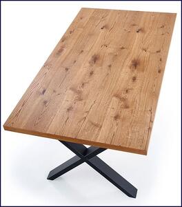 Duży drewniany loftowy stół rozkładany Pedro