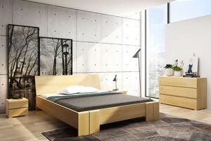 Drewniane łóżko z pojemnikiem Verlos 5X - 5 rozmiarów