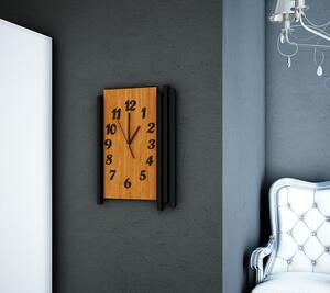Zegar ścienny drewniany Tempo - dąb