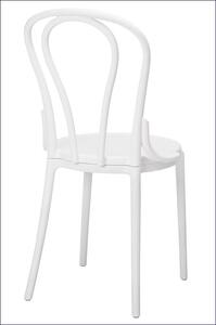 Białe krzesło tulipan - Inka