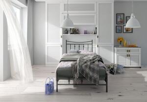 Jednoosobowe łóżko metalowe Debora 90x200 - 17 kolorów