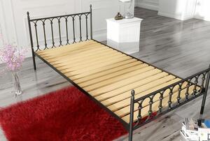 Łóżko pojedyncze metalowe Marcile 90x200 - 17 kolorów
