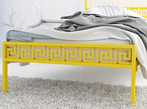 Łóżko pojedyncze metalowe Korfu 90x200 - 17 kolorów