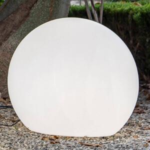 Newgarden Lampa stojąca Buly, Ø 80 cm Buly, biały / opal, tworzywo sztuczne, nowoczesny