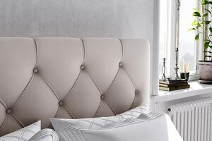 Pikowane łóżko hotelowe Rina 120x200 - 32 kolory