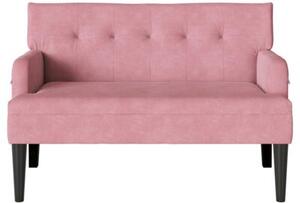 Sofa chesterfield aksamitna w kolorze różowym - elegancka i funkcjonalna dla nowoczesnych wnętrz
