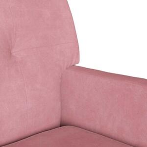 Sofa chesterfield aksamitna w kolorze różowym - elegancka i funkcjonalna dla nowoczesnych wnętrz