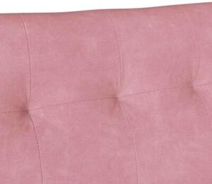 Sofa chesterfield aksamitna w kolorze różowym - elegancka i funkcjonalna dla nowoczesnych wnętrz
