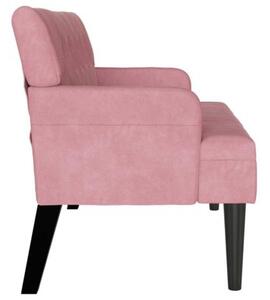 Sofa chesterfield aksamitna w kolorze różowym - elegancka i funkcjonalna dla nowoczesnych wnętrz