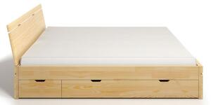 Drewniane łóżko z szufladami Ventos 5X - 5 ROZMIARÓW