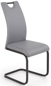 Tapicerowane krzesło Reven - popielate