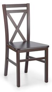 Krzesło skandynawskie Dario - Ciemny orzech