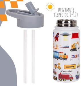 Kubek termiczny termos bidon dziecięcy dla dziecka 480ML 4 wzory KAMILLE