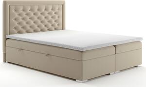 Pikowane łóżko kontynentalne Persea 120x200 - 40 kolorów