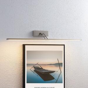 Oświetlenie obrazów LED Thibaud, 84 cm, nikiel, aluminium Thibaud Lucande, aluminiowy / szary / cynkowy, salon / jadalnia, metal, nowoczesny