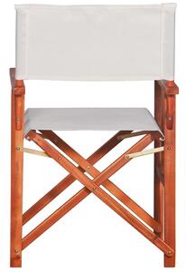 Komplet krzeseł reżyserskich Martin - biały