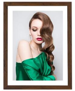 Brązowa ramka na zdjęcia w rozmiarze 30x40 cm FRAMAI®