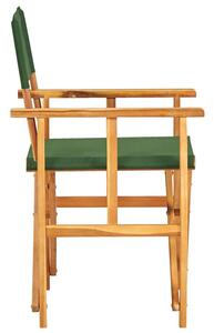 Krzesło reżysera składane Martin - zielone