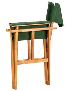 Krzesło reżysera składane Martin - zielone