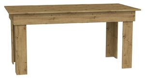 Duży stół dąb artisan - Destar 160x80