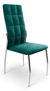 Nowoczesne pikowane krzesło Venton - Zielone
