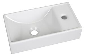 Nowoczesny zestaw mebli łazienkowych Borneo 2Q 40 CM - Biały połysk