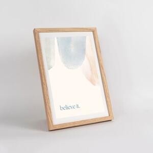 Ramka na zdjęcia 20x30 cm ramka drewniana dębowa ramka z litego drewna dębowego FRAMAI®