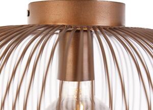 Industrialna lampa sufitowa miedź 40 cm - Finn Oswietlenie wewnetrzne